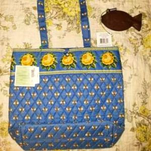 Vera Bradley Tote & Change Purse Set